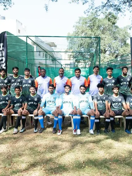Our team, ready to represent BTM FC for the 2023-24 season.