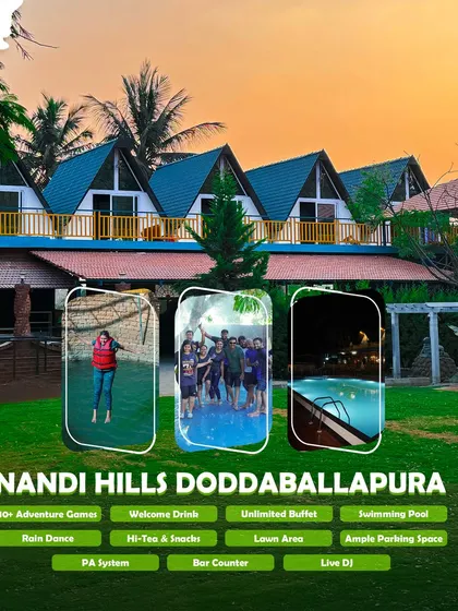 Discover our peaceful Nandi Hills retreat, a pet-friendly property perfect for relaxation. Enjoy the stunning hill views, A-frame cabins, and the option of private pool rooms for a truly exclusive experience.