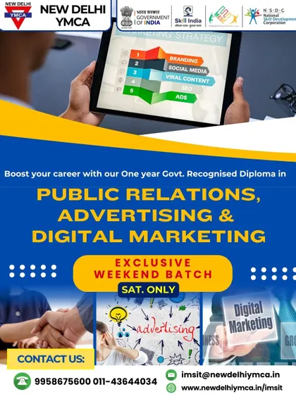 Learn to build brands and run effective campaigns with our one-year diploma in Public Relations, Advertising & Digital Marketing. This government-recognized course is available in a weekend-only format to fit your schedule.