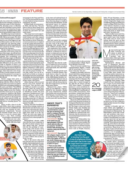The feature delves into the costs, coaching, and dedication required to pursue shooting professionally, mentioning our founder Ankit Jain's contribution to the sport.