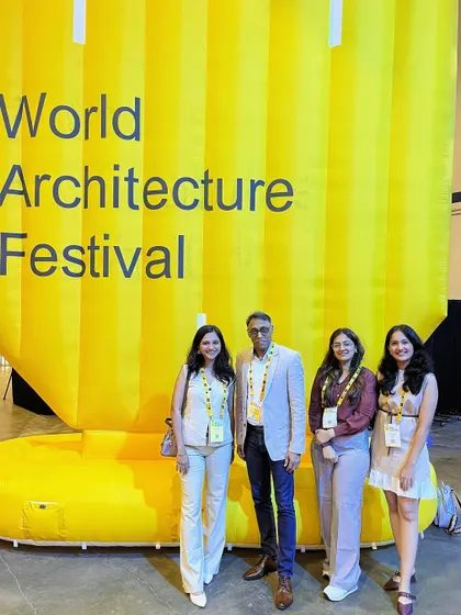 Our team at the World Architecture Festival in Singapore. We were there to present our upcoming museum project, sharing our vision for a space that blends history with modern, interactive design.