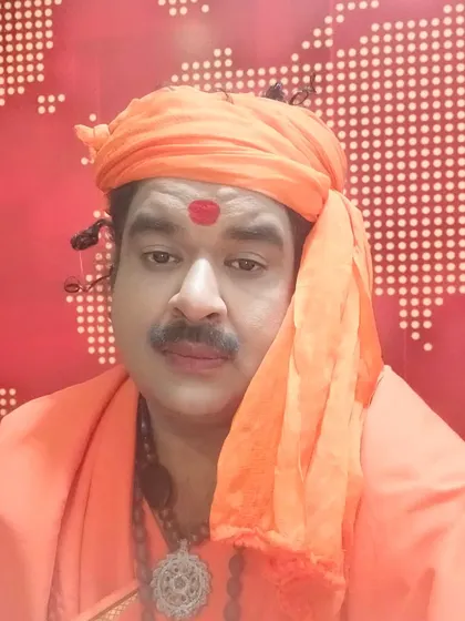 A serious look for my role as Masana Rudra Swamiji.