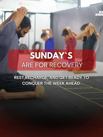 Sundays are for recovery. We believe rest is a crucial part of training. It's when you recharge your body and mind to conquer the week ahead.