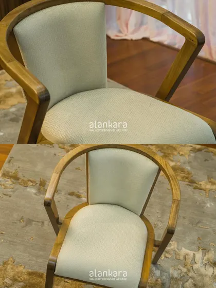 Additional images and videos showcasing the variety of our accent chairs, including different angles, materials, and close-up details of our craftsmanship.
