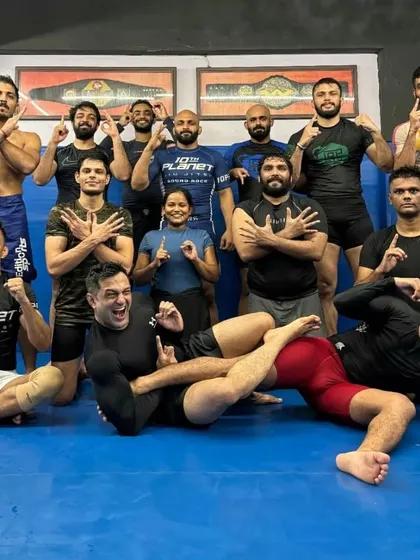 We spend our weekends killing each other on the mats for fun. Weekend open mat rolls at Ultimate Fitness MMA.