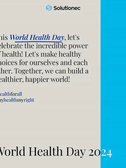 On World Health Day, we celebrate the power of health and the right to it. We encourage making healthy choices for ourselves and supporting each other in building a healthier, happier world for everyone.