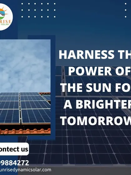 Harness the power of the sun for a brighter tomorrow. This image captures the clean, modern look of a rooftop solar panel system.