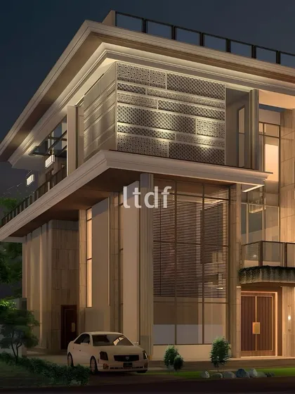 The Strata Facade is a study in verticality and balance. We layered different volumes and textures to create a dynamic interplay of gravity and lightness, resulting in a contemporary design that is both visually striking and spatially intelligent.