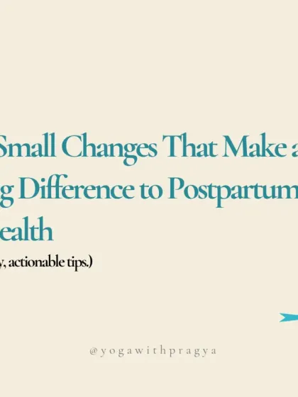 Here are three small, actionable tips that make a big difference to postpartum health. They focus on building strength, balancing workout intensity with rest, and nurturing your mental well-being.