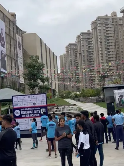 Our team participating in the 'Run for Inclusion' to support the International Day for Disability. We believe in using our fitness to contribute to meaningful causes.