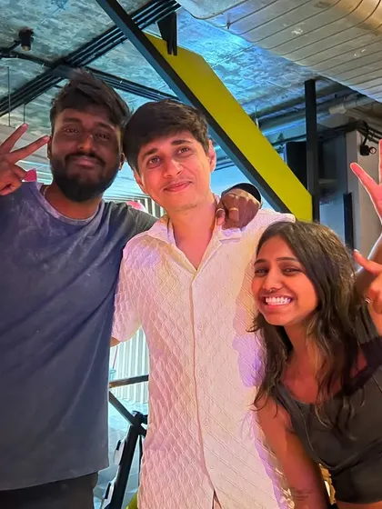Peace, love, and karaoke. Another group of friends enjoying our special Holi event night.