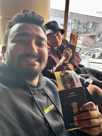 Ready to fly. Me and Nazaret heading to Uganda for his main event fight. This was our first step in taking Team Dojang to the international stage to compete.
