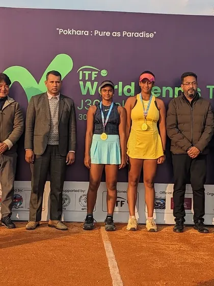 Congratulations to our student Disha Behera on winning the ITF World Tennis Tour J30 Pokhara doubles title. Her hard work is paying off on the international junior circuit.