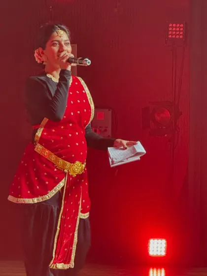 My passion for movement never stops. Here I am, hosting our annual dance event, Prayaan, while pregnant, sharing my journey and showing that fitness is a lifelong commitment.