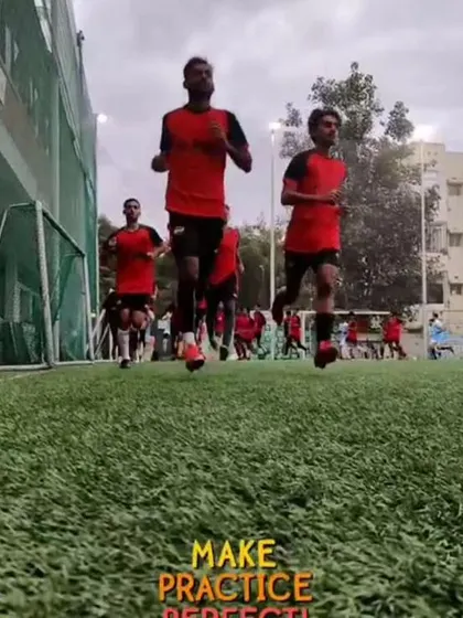 "Make Practice Perfect!" This image captures the intensity of our training sessions that forge elite players.