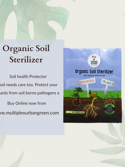 Healthy soil is the key to a healthy garden. To keep your soil free from diseases and harmful nematodes, we recommend drenching it with our Organic Soil Sterilizer, which protects your plants from soil-borne pathogens.
