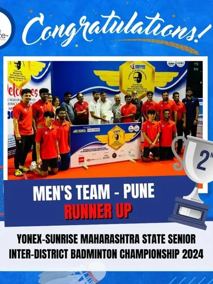 A runner-up finish is a hard-fought achievement. Congratulations to the Pune Men's Team at the state senior inter-district championship.