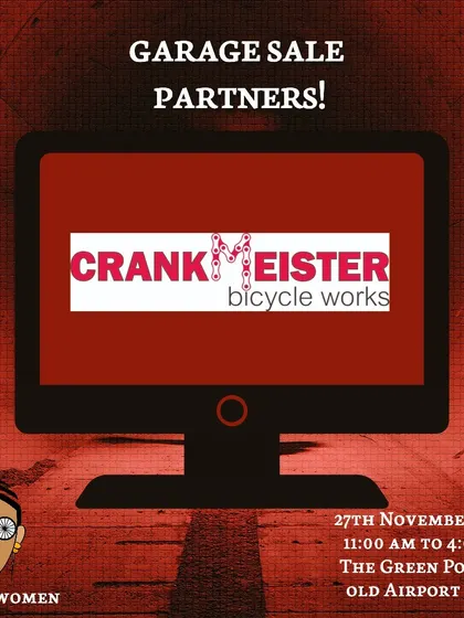 Crankmeister Bicycle Works is one of the many reputable stores that make our Garage Sale a must-visit event.