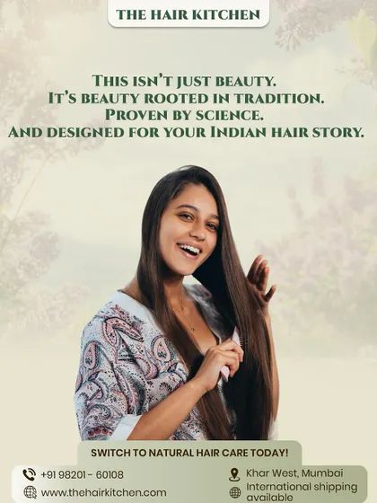 What I offer isn't just about beauty. It's beauty rooted in tradition, proven by science, and designed specifically for the story of your Indian hair.