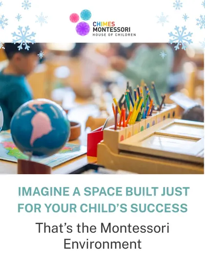 Imagine a space built just for your child's success. Our prepared environment, with its child-sized furniture and accessible materials, is exactly that.