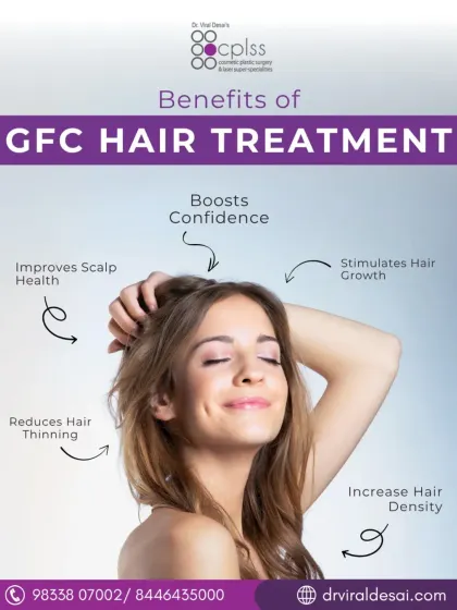 GFC hair treatment is about more than just hair. By improving scalp health and stimulating natural growth, it reduces thinning and increases density, which ultimately boosts your confidence.