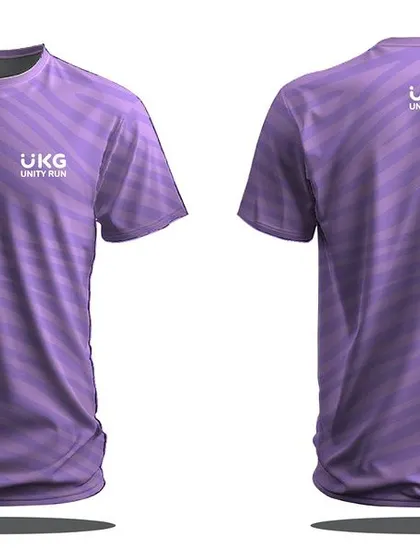 "Registration Closes Today!" This announcement for the UKG Unity Run, paired with an image of the official race T-shirt, creates a final surge of sign-ups from people who don't want to miss out.