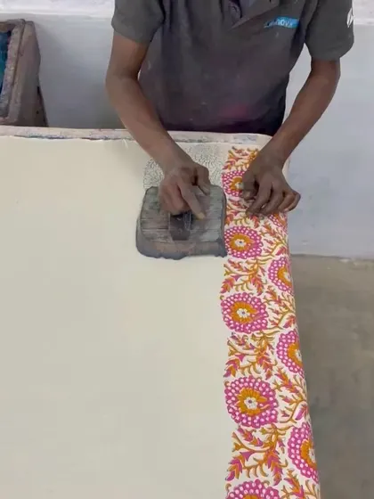 We welcome you to our garden studio for a hands-on workshop. Learn the ancient art of block printing, try your hand at natural dyeing, and design your own unique piece with vintage blocks from our archives.