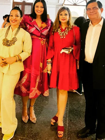Attending "An Ode To A Legend," an art exhibition celebrating Bimal Das Gupta. For cultural and art events, I adopt a refined and appreciative tone, honoring the artist's legacy and guiding guests through the experience.