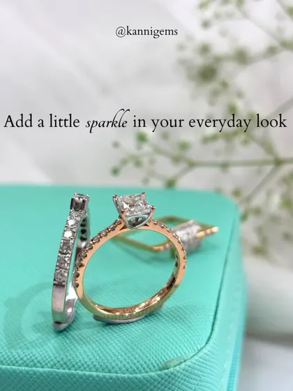 Add a little sparkle to your everyday look with these stunning diamond rings. This collection, featuring a solitaire and diamond-studded bands, is perfect for brightening even the simplest days.