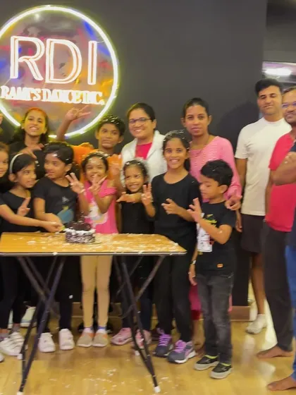 All smiles and victory signs. A close-up of the happy faces at our Children's Day party. It is moments like these that make our studio a second home for many.