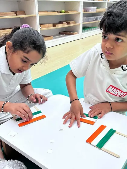 A glimpse into our festive celebrations, including Independence Day, Janmashtami, Ganesh Chaturthi, Diwali, and Christmas. Children participate in flag hoisting, dress in traditional attire, create festive crafts, and learn the significance of each occasion, fostering a deep appreciation for our diverse culture.