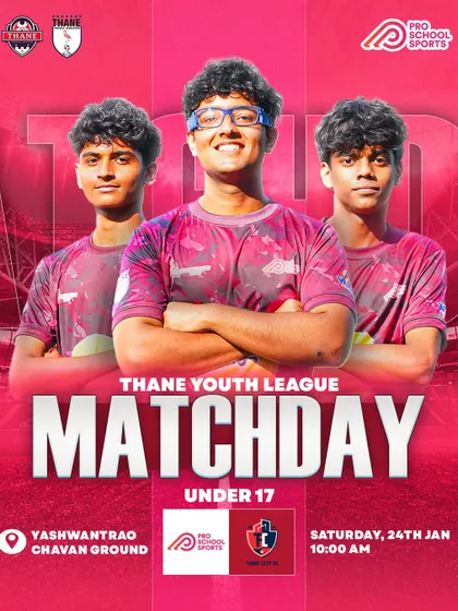 Locked in and fired up. Our U17 team is ready for their match against Thane City FC.