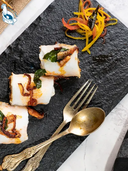 These Chicken Gassi Rolls are a coastal dream, wrapping spiced chicken in a soft roll and topping it with a unique curry leaf aioli.