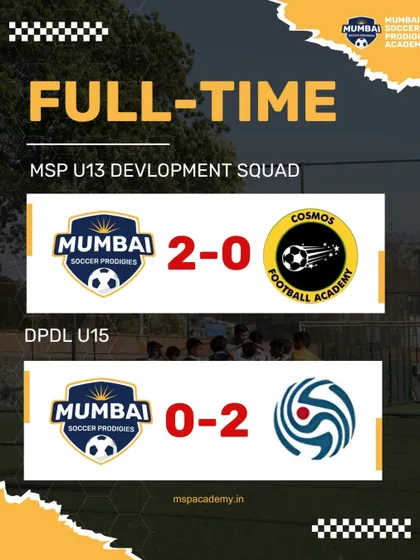 A 2-0 win for our U13 Development Squad and a 0-2 loss for the U15s.