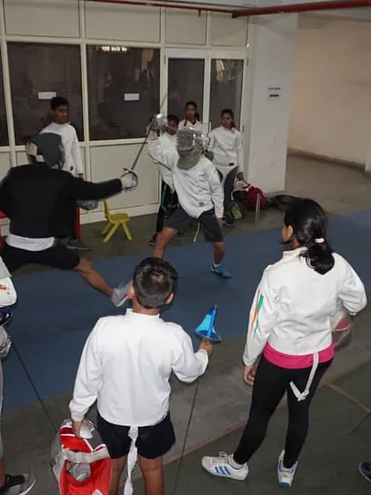 A live demonstration of an attack and parry for our summer camp students. Seeing the techniques in action helps solidify their learning.