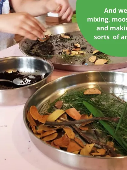 Our sensory play stations are all about hands-on exploration. This collection shows the variety of materials and setups we use for our messy play activities, from making different kinds of animal poo to painting with ice.