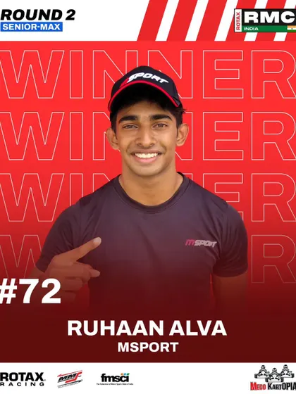 Ruhaan Alva is the winner in the Senior Max category at Round 2 of the 2024 National Championship.