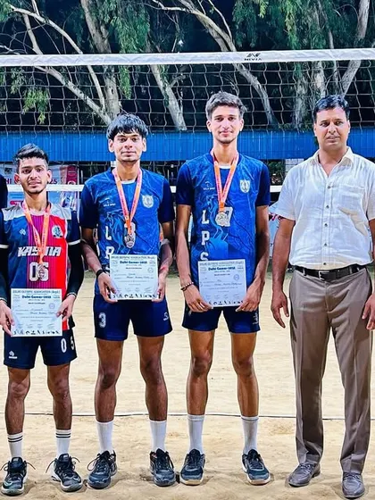 The third-place winners at the Delhi Games 2025, holding their certificates and medals. This clean sweep demonstrates the depth of talent we cultivate at LPN Academy.
