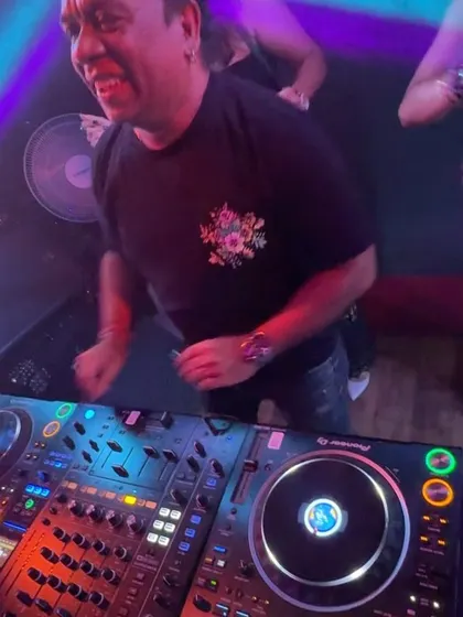 Getting into the groove during my set at UK27 in Belgaum. The vibe was just perfect.