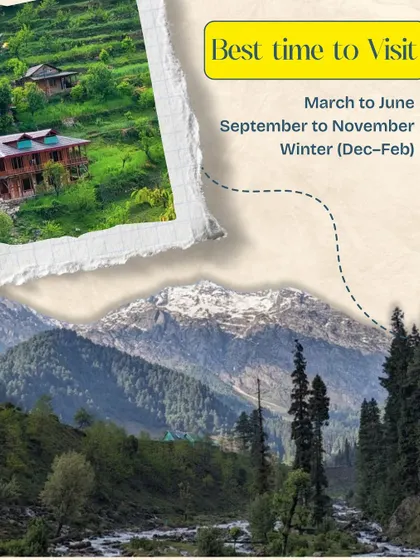 Wondering about the best time to visit Jibhi? Our guide breaks down the seasons, from the lush greens of summer to the snowy landscapes of winter.