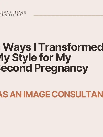 My second pregnancy was a complete style transformation. I learned how to stay true to myself, and now I teach other moms-to-be the exact same principles.