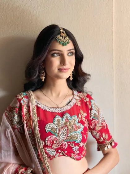 A beautiful smile from a happy client. Creating looks for the bride's family and friends is one of the most joyful parts of my work.