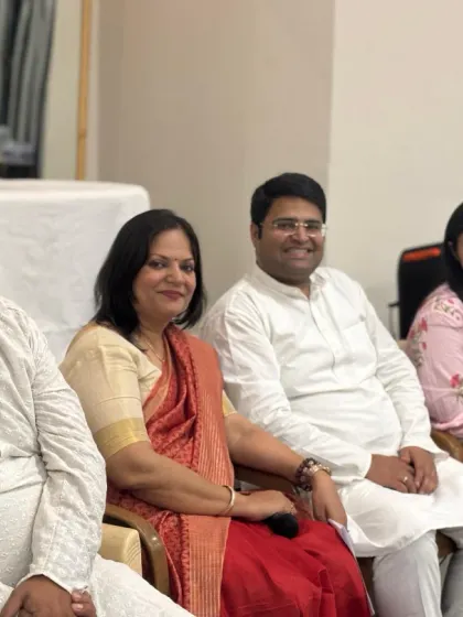 Senior faculty and volunteers at our Delhi meet. Their presence provides a supportive and grounding energy, ensuring the event is aligned with our core values.