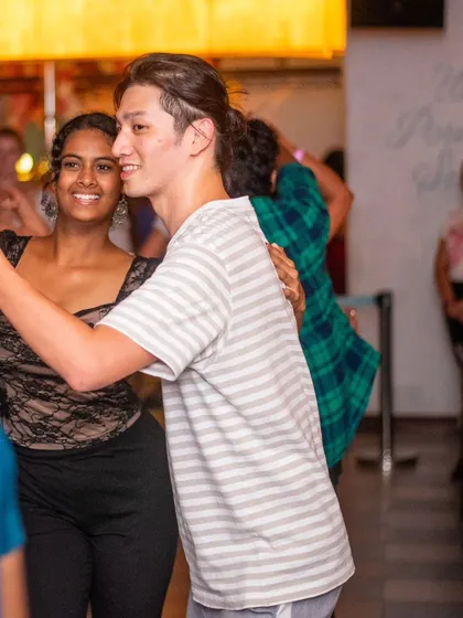 A happy and relaxed pair. The diversity of our community is one of our greatest strengths.