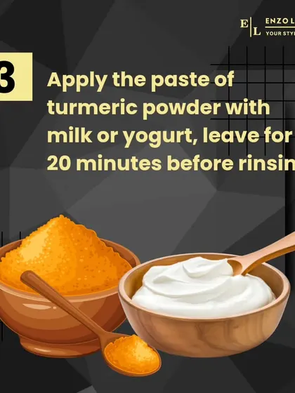 Turmeric is an ancient remedy for brightening skin. A paste of turmeric powder with milk or yogurt can be applied to the underarms to help reduce darkness and even out skin tone.