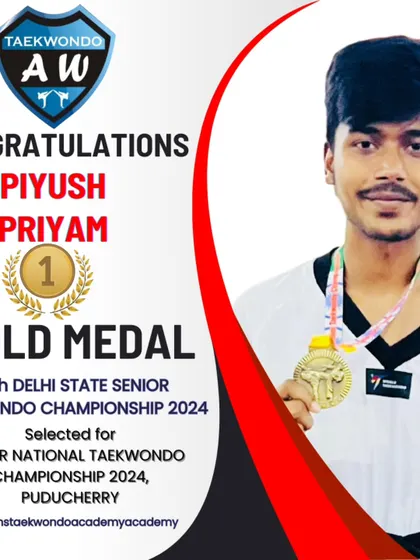 Piyush Priyam wins Gold at the 40th Delhi State Senior Championship and secures his spot for the Senior Nationals.