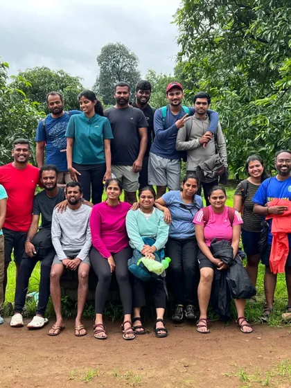 Another happy group photo, capturing the friendships and fun of the trip.
