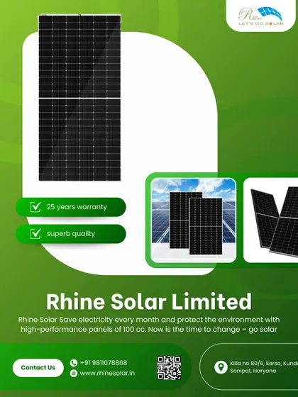 With a 25-year warranty and superb quality, our high-performance panels help you save electricity every month.