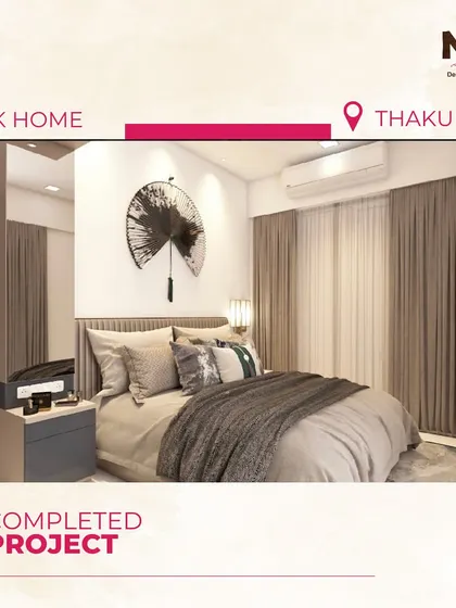 A summary image of a completed 2BHK project in Thakurli, which started with detailed 3D designs like these to ensure the client's vision was met.
