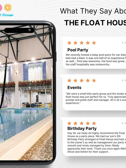 Our guests say it best. I’m proud to share feedback from happy clients who have hosted everything from kids' birthday parties to intimate events, highlighting our great food, amazing pool, and helpful staff.